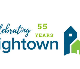 Celebrating 55 years of Hightown logo
