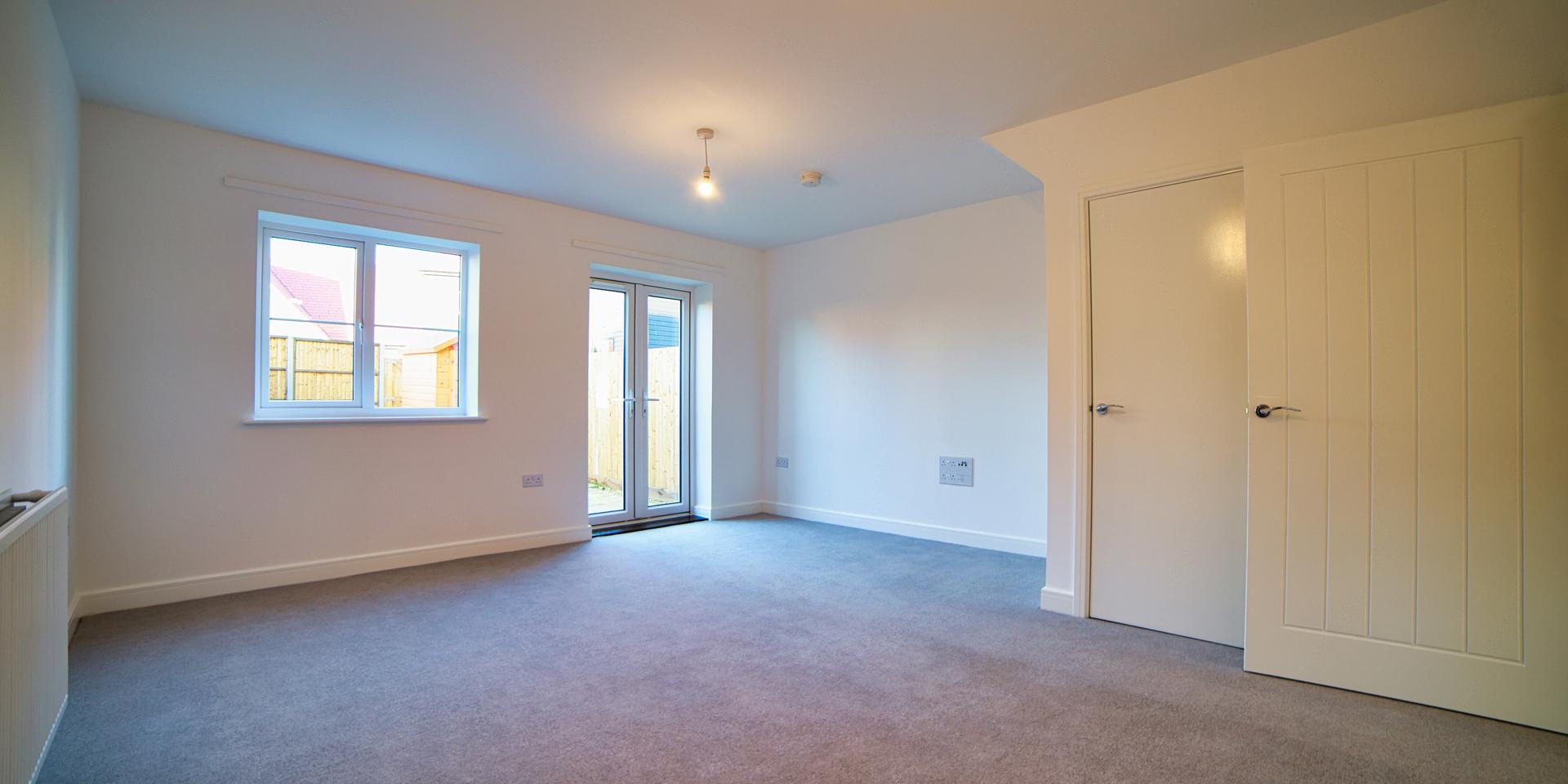 Living Dining Room With Patio Doors
