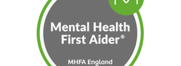 Mental Health First Aider Badge Grey 2022 (2)