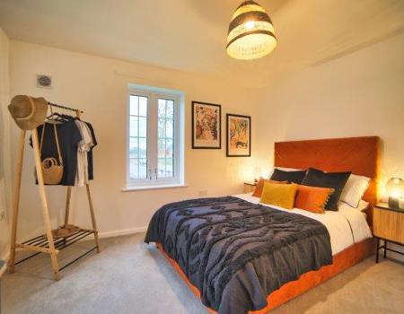 View of the main bedroom