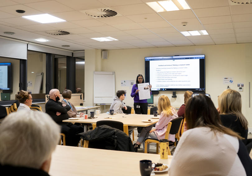 Feedback and review of 'Making a Complaint' leaflet