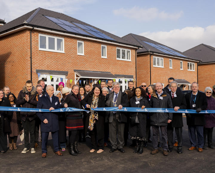 Group Ribbon Cutting Photo