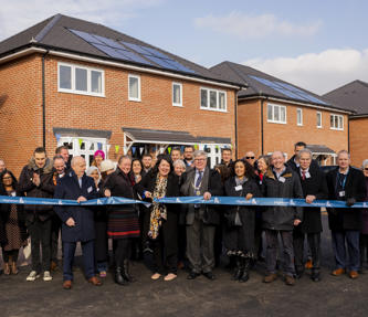 Group Ribbon Cutting Photo