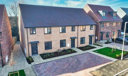 Angled View Of Property