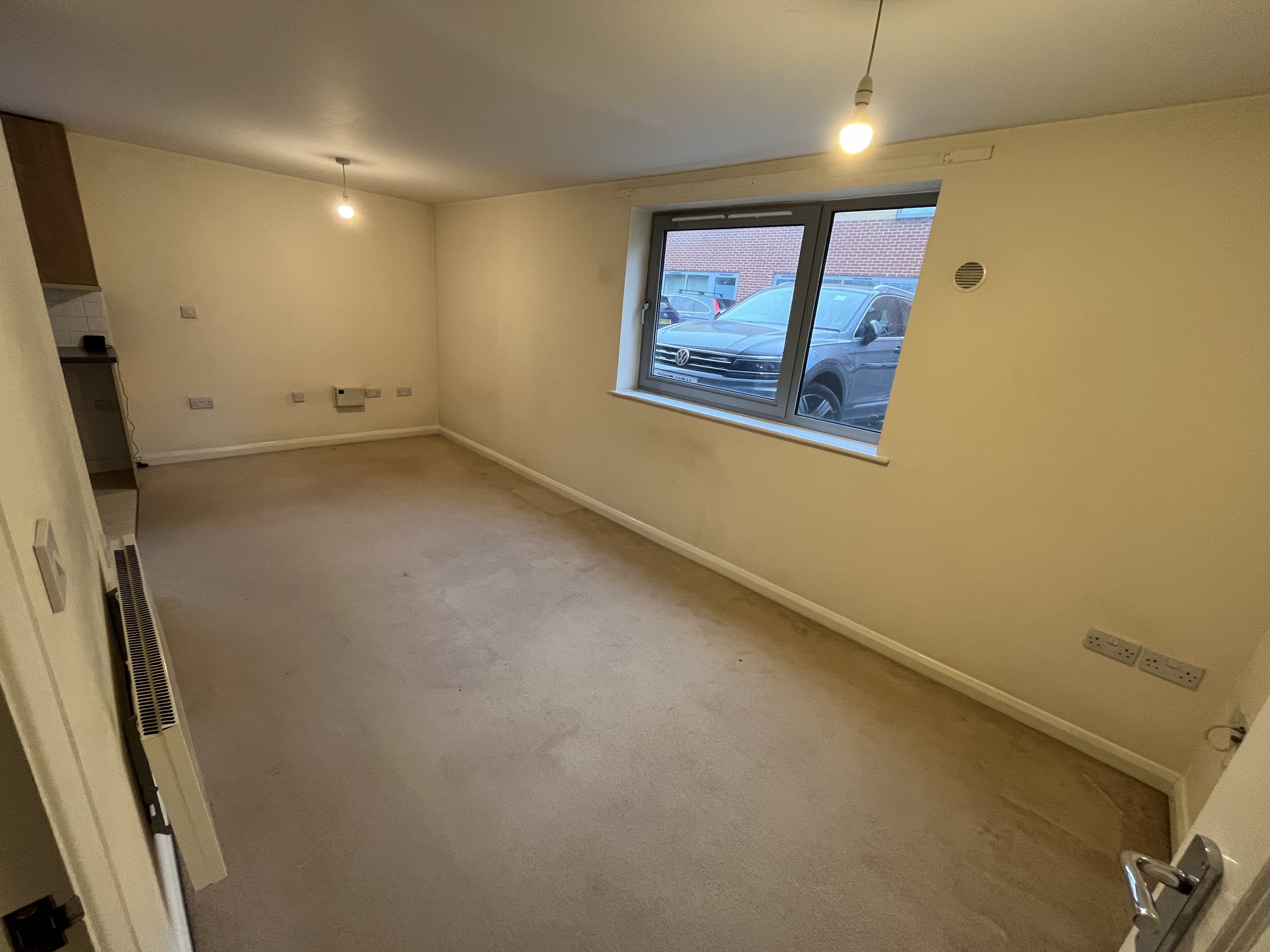 The lounge of 9 Davy House, an intermediate rent property