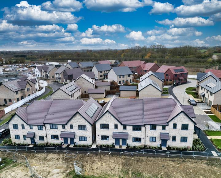 A view across the development