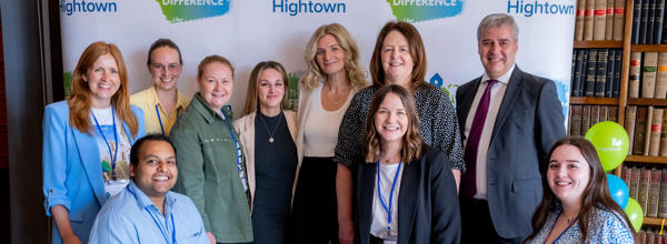 Hightown's human resources department gathered for a photo at the staff conference
