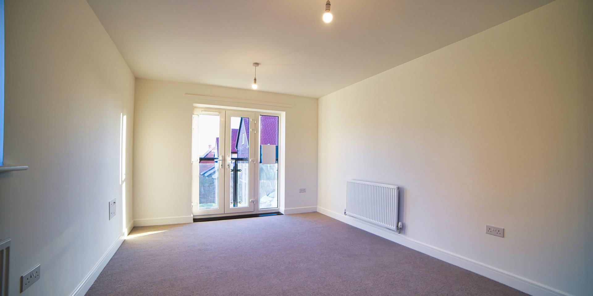 Living Dining Room With Patio Doors