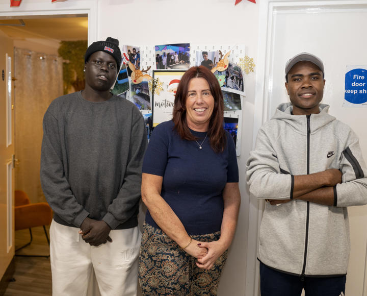 Young people from Hightown's separated migrant scheme