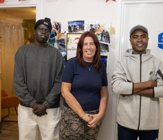 Young people from Hightown's separated migrant scheme