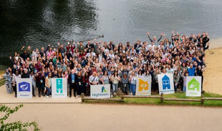 Hightown Staff group photo at Center Parcs
