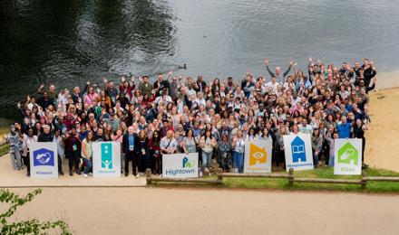 Hightown Staff group photo at Center Parcs