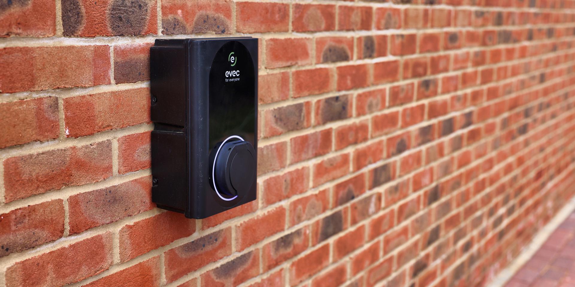 The property has its own electric vehicle charging point