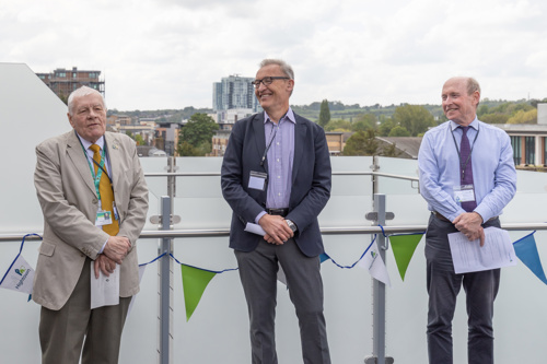 Cllr Ron Tindall, Bob Macnaughton and David Bogle