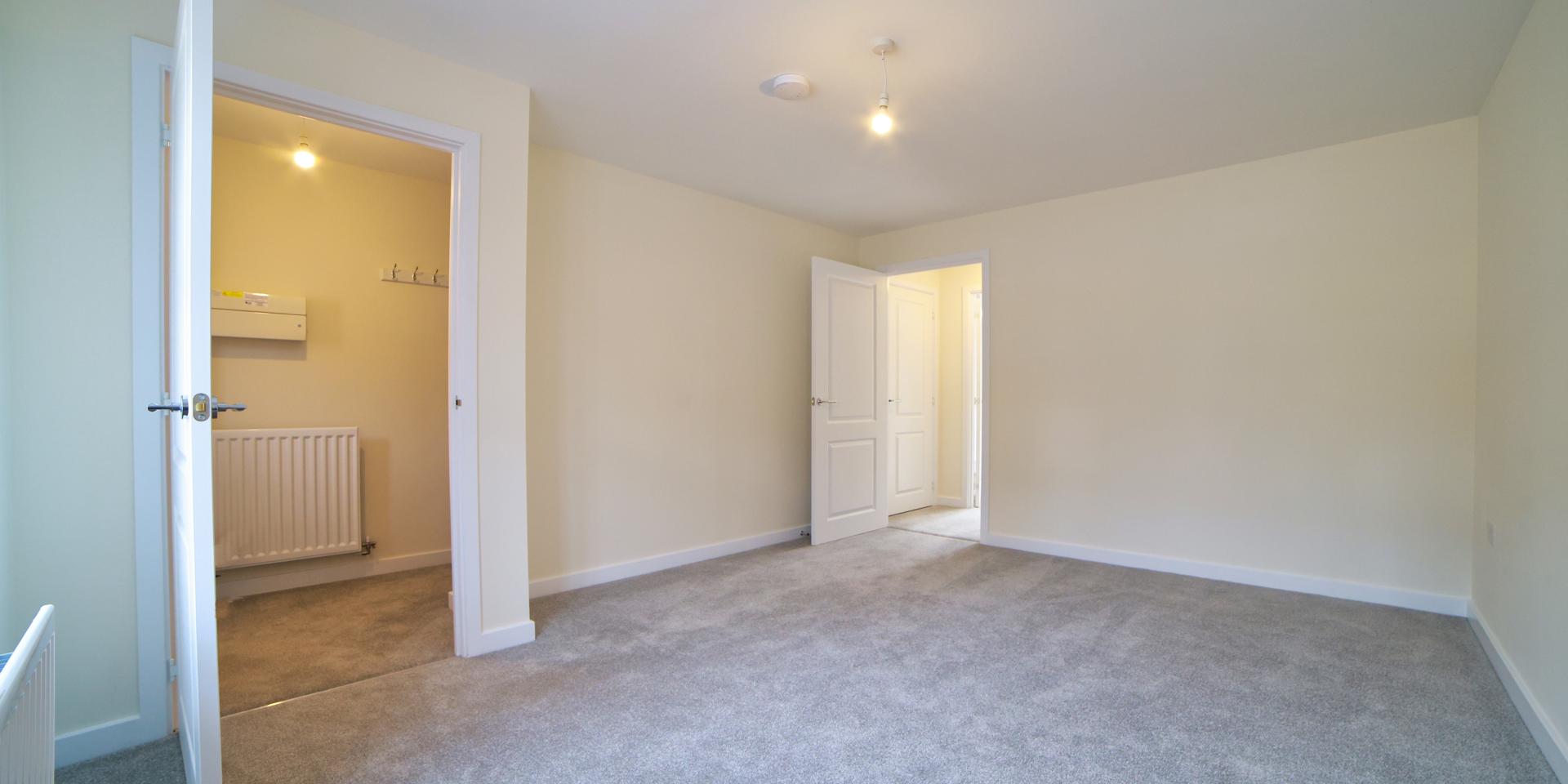 The living room leads off from the hallway